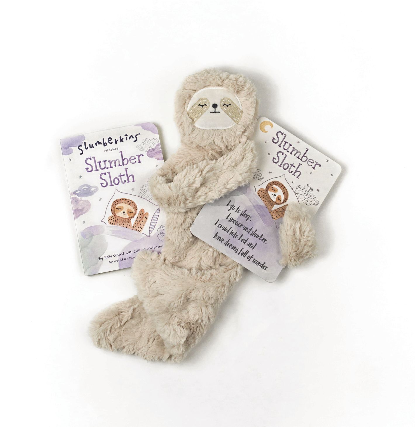 Slumber Sloth Snuggler bundle by Slumberkins